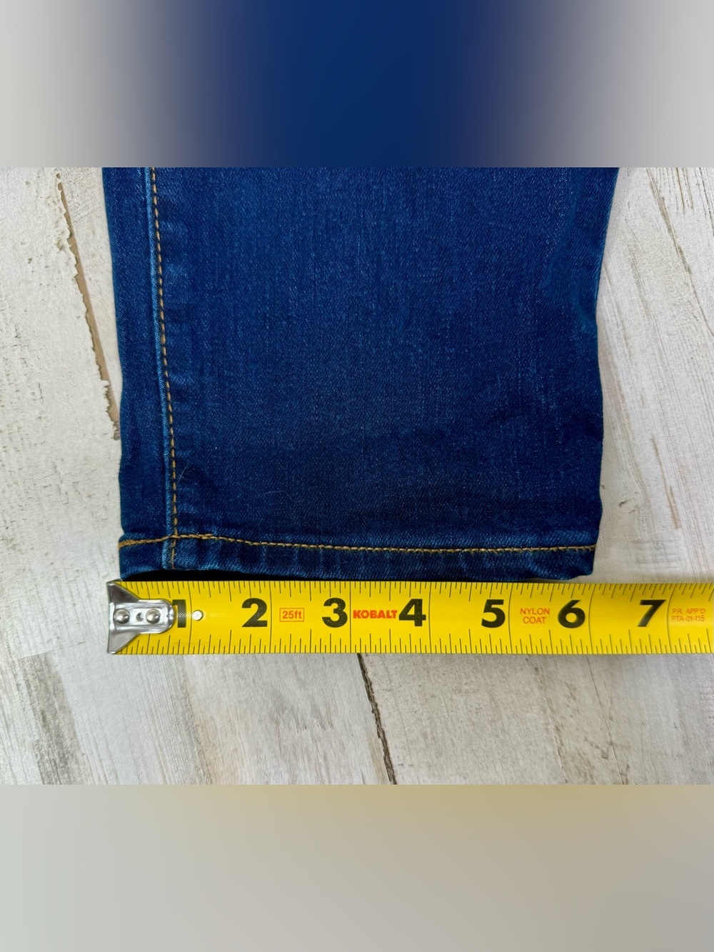 Old Navy Jeans Womens 14S Pop Icon Skinny Mid Rise Button Blue NWT - Picture 9 of 12